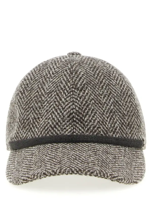 'Shiny Band' hat BRUNELLO CUCINELLI Brown