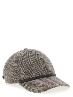 'Shiny Band' hat MCAP90027C136 BRUNELLO CUCINELLI Brown