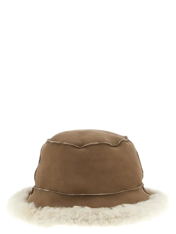 'Fuzzy' bucket hat BRUNELLO CUCINELLI Beige