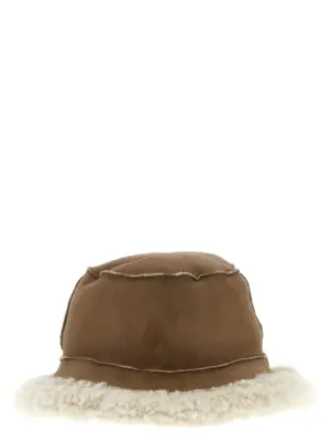 'Fuzzy' bucket hat Woman BRUNELLO CUCINELLI Beige