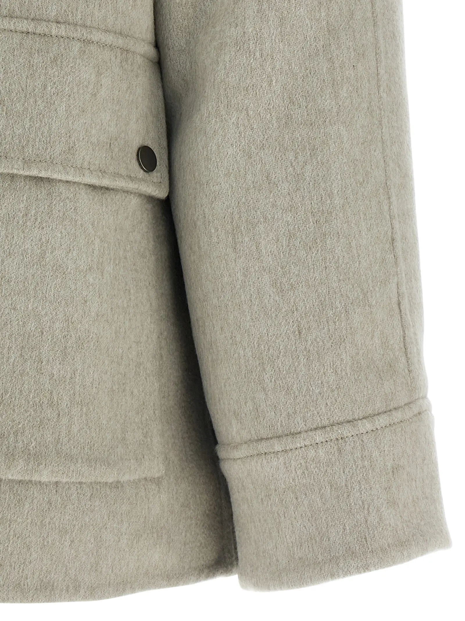 Куртка з овчини Sheepskin insert Brunello Cucinelli Бежева 5 Sheepskin insert jacket Fall Winter 2025/2026 BRUNELLO CUCINELLI Beige