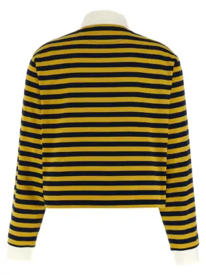 Striped polo shirt MJL075SOOO17OUF03QG MIU MIU Multicolor