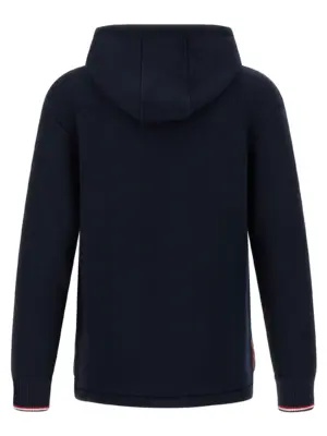 RWB tape hoodie MJT544AJ0233415 THOM BROWNE Blue