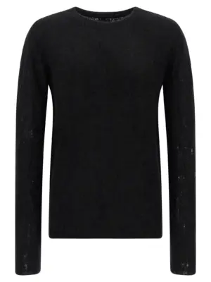 Alpaca wool sweater THOM KROM Black