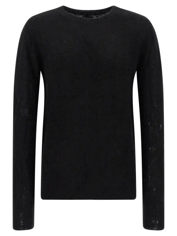 Alpaca wool sweater THOM KROM Black