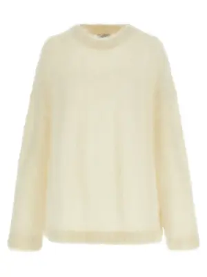 Mohair silk sweater BRUNELLO CUCINELLI White