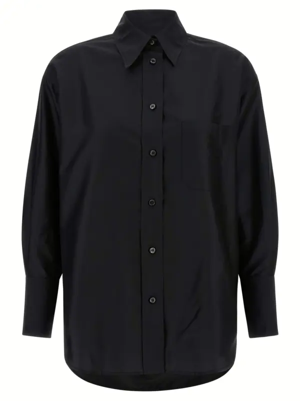 Silk shirt ALBERTO BIANI Black