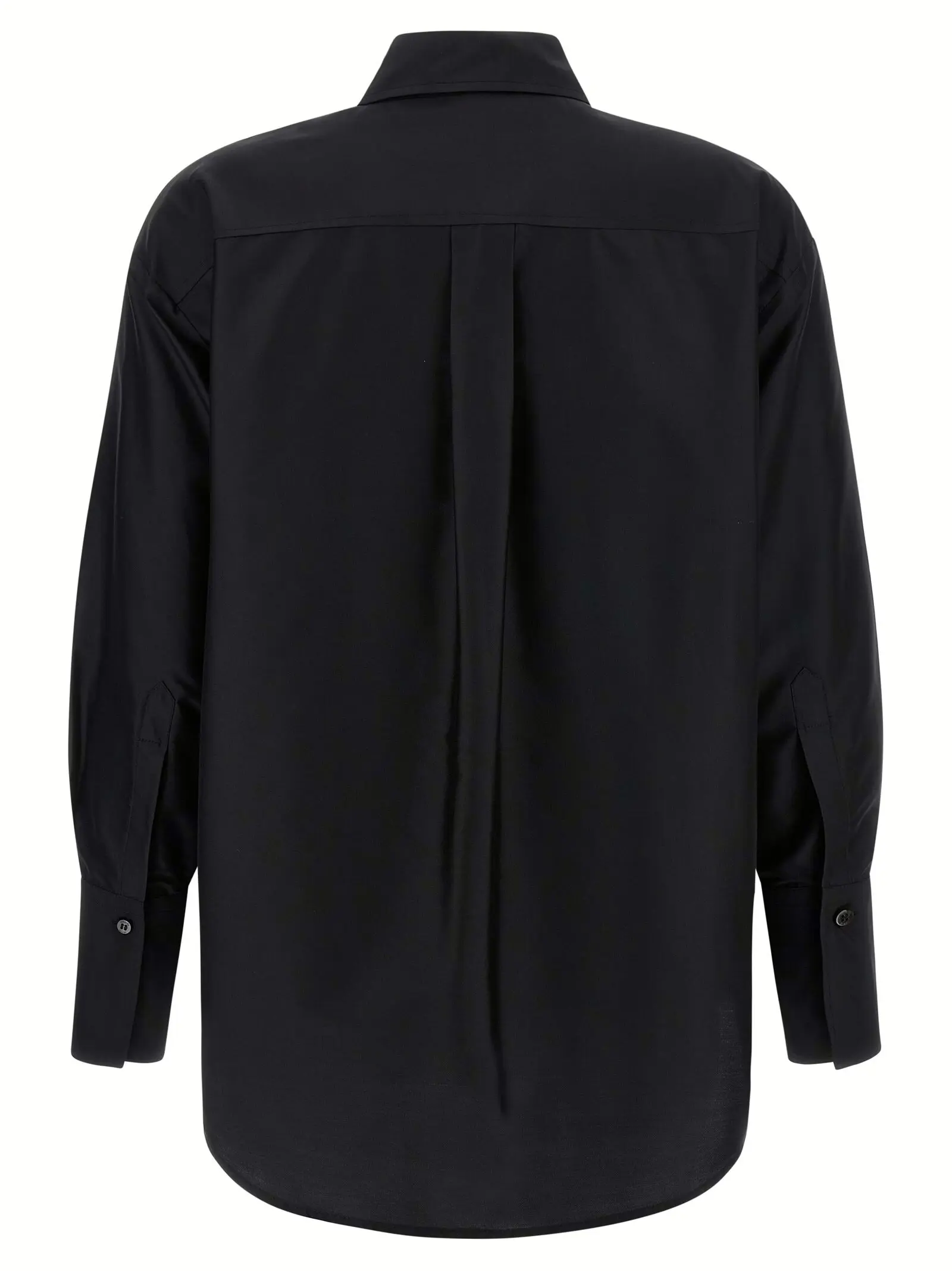 Сорочка шовкова Alberto Biani Чорна 2 Silk shirt MM844SE001390 ALBERTO BIANI Black