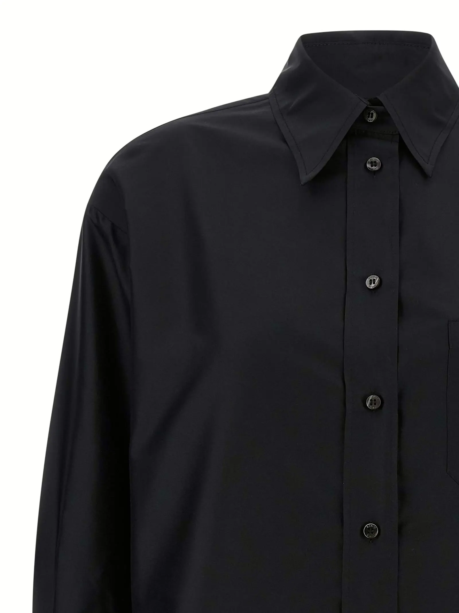Сорочка шовкова Alberto Biani Чорна 3 Silk shirt Woman ALBERTO BIANI Black