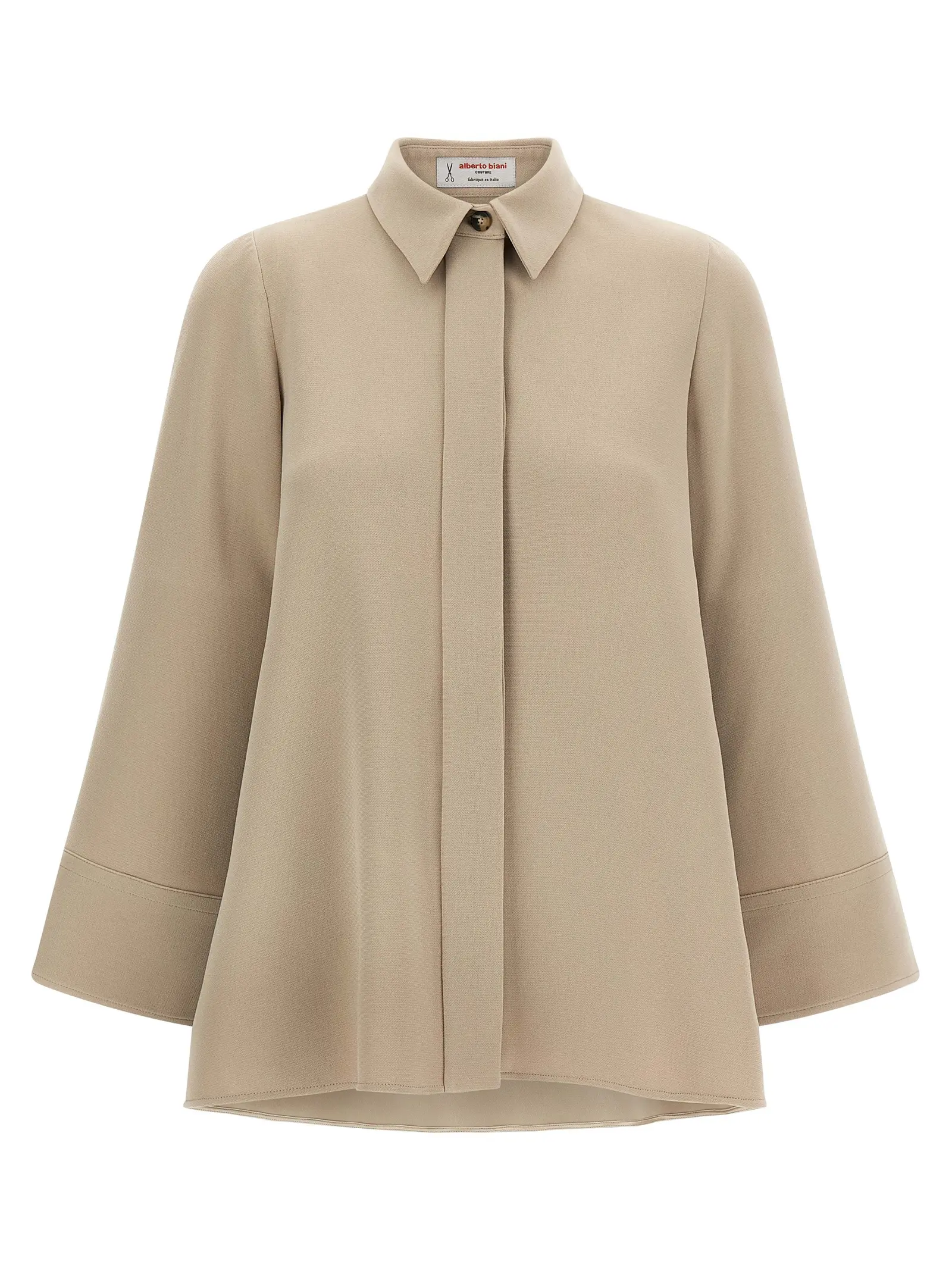 Сорочка Alberto Biani 3/4 sleeve Бежева 1 3/4 sleeve shirt ALBERTO BIANI Beige