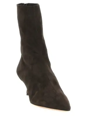 'Montmartre' ankle boots MNRMIDB0SUECHARCOAL AQUAZZURA Brown