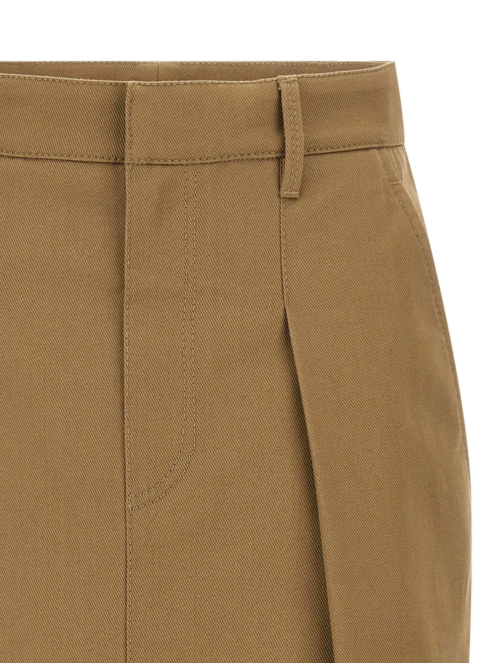 Спідниця плісирована Pleated Brunello Cucinelli Коричнева 3 Pleated skirt Woman BRUNELLO CUCINELLI Brown