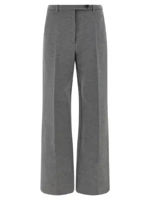 'Punto stoffa' pants MIU MIU Gray