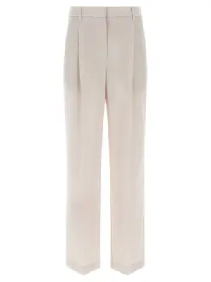 Wool pants BRUNELLO CUCINELLI White