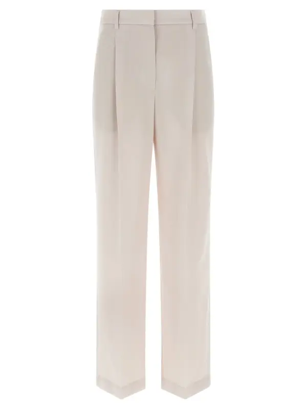 Wool pants BRUNELLO CUCINELLI White