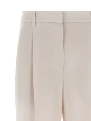 Wool pants Woman BRUNELLO CUCINELLI White