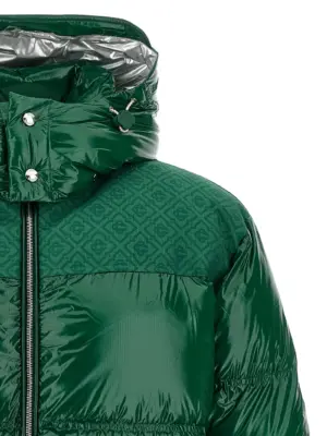 'Nylon Puffer' down jacket Man CASABLANCA Green