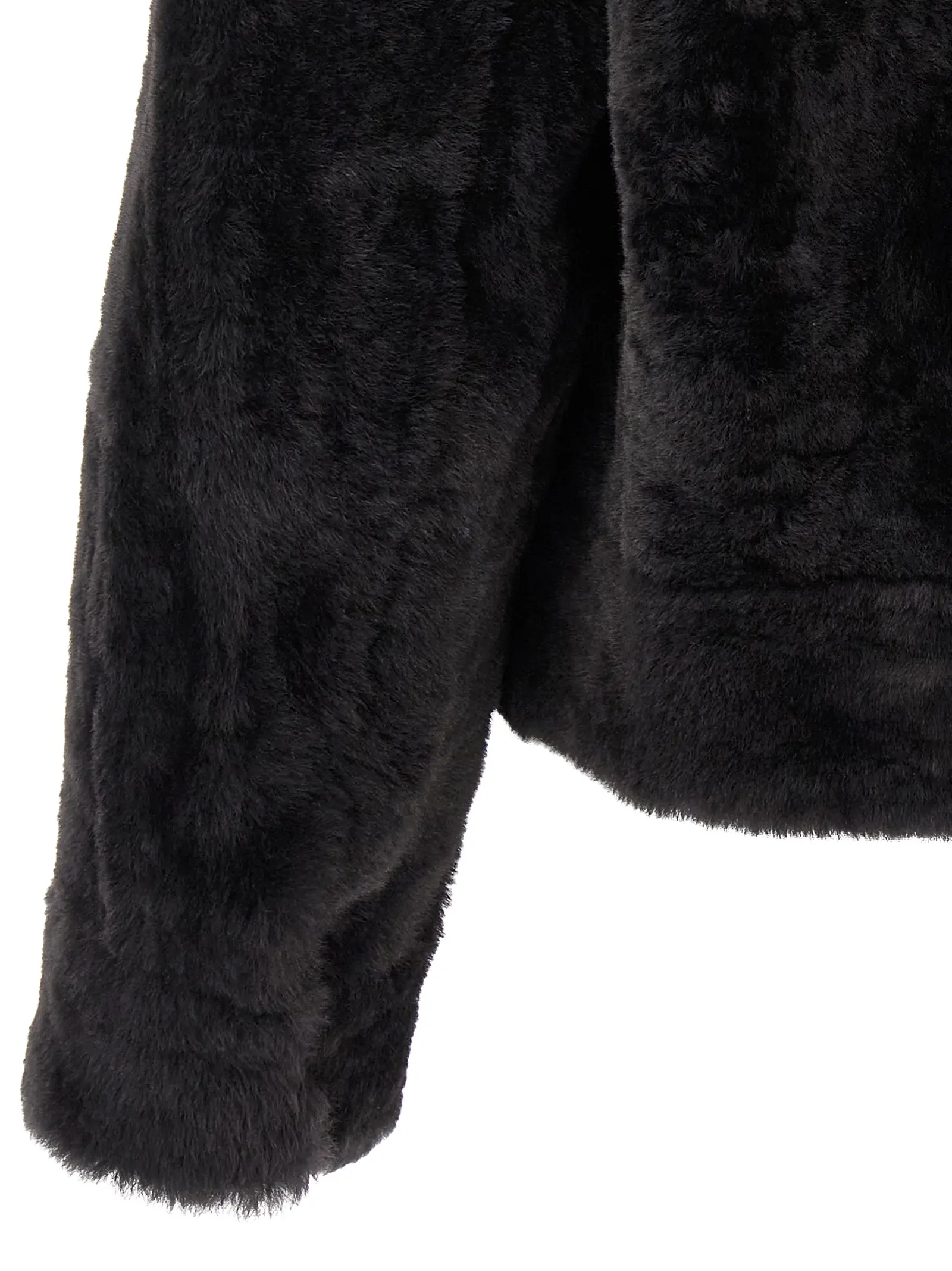 Куртка з овчини Shiny Zipper Pull Brunello Cucinelli Сіра 4 'Shiny Zipper Pull' shearling jacket 100% lamb leather (Ovis aries) BRUNELLO CUCINELLI Gray