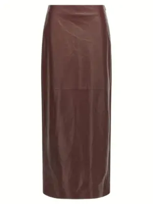 'Column Long' skirt BRUNELLO CUCINELLI Bordeaux