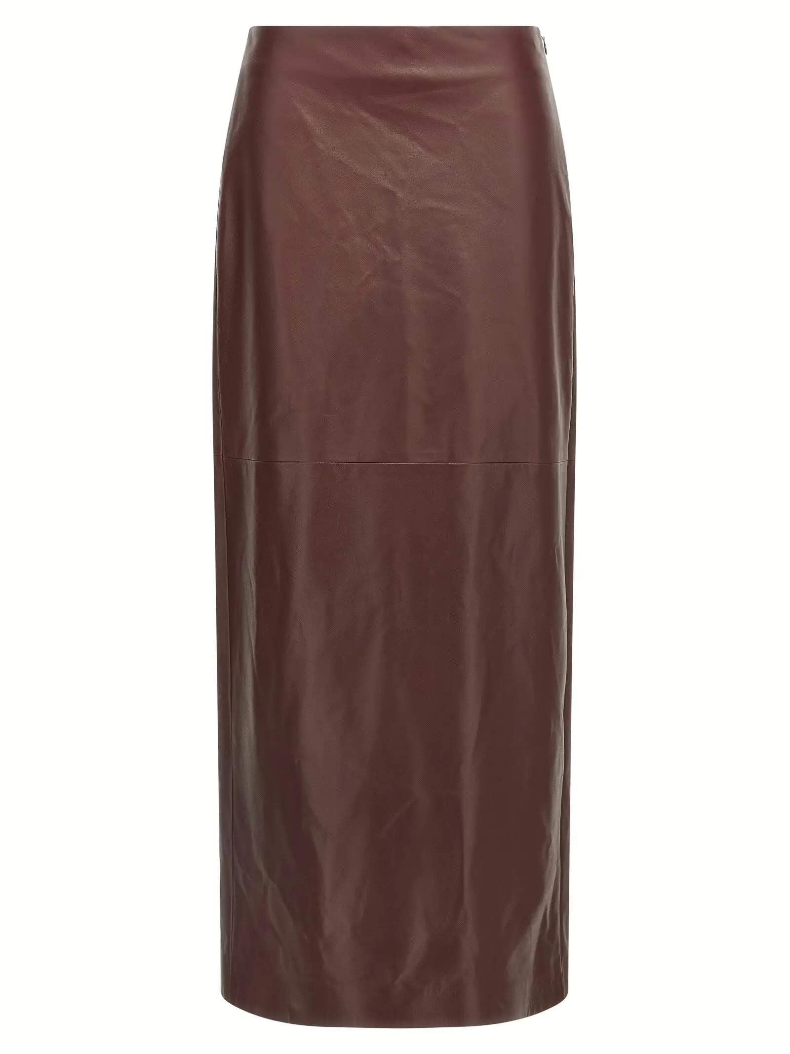 Спідниця Column Long Brunello Cucinelli Бордова 1 'Column Long' skirt BRUNELLO CUCINELLI Bordeaux
