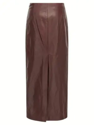 'Column Long' skirt MPNGPG3891C4243 BRUNELLO CUCINELLI Bordeaux