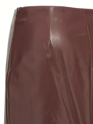 'Column Long' skirt 100% lamb leather (Ovis aries) BRUNELLO CUCINELLI Bordeaux