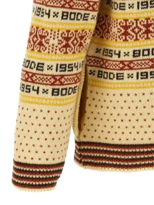 'Marzipan' cardigan 100% wool BODE Multicolor