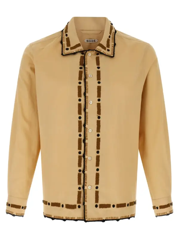 'Beaded Ryegrass' shirt BODE Beige