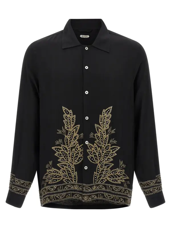 'Beaded Epoque' shirt BODE Black