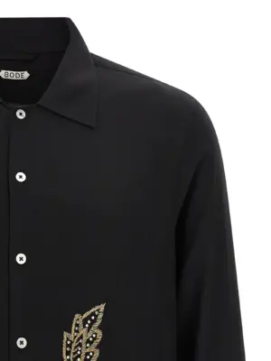'Beaded Epoque' shirt Man BODE Black