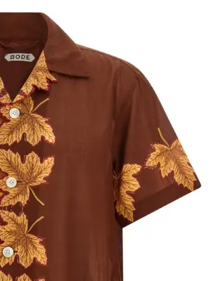 'Harvest Floor' shirt Man BODE Brown