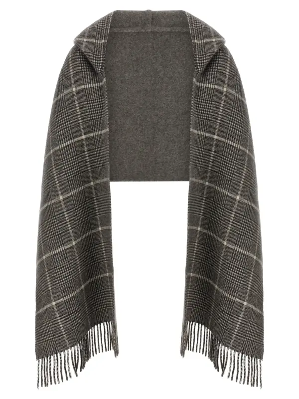 Hooded scarf BRUNELLO CUCINELLI Beige