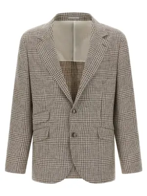 Houndstooth blazer BRUNELLO CUCINELLI Multicolor