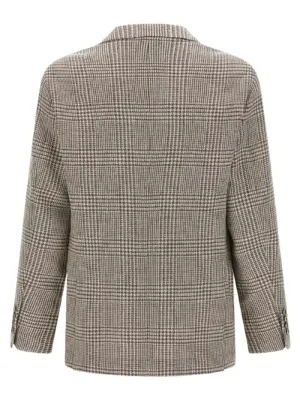 Houndstooth blazer MV4167BWD2C003 BRUNELLO CUCINELLI Multicolor