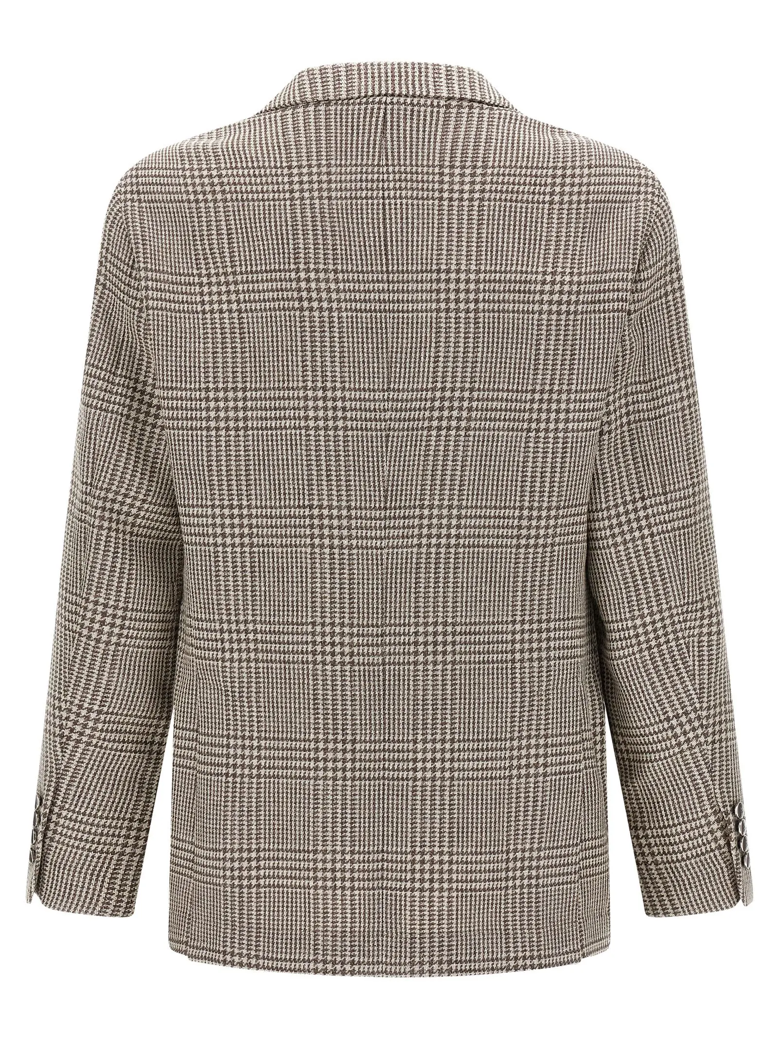 Піджак Brunello Cucinelli Houndstooth Багатокольоровий 2 Houndstooth blazer MV4167BWD2C003 BRUNELLO CUCINELLI Multicolor