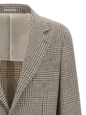 Houndstooth blazer Man BRUNELLO CUCINELLI Multicolor