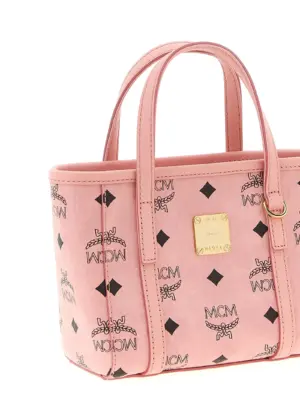 'Toni' X-mini shopping bag Woman MCM Pink