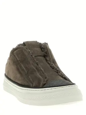 'Precious Toe' sneakers MZSFG3096C8212 BRUNELLO CUCINELLI Gray