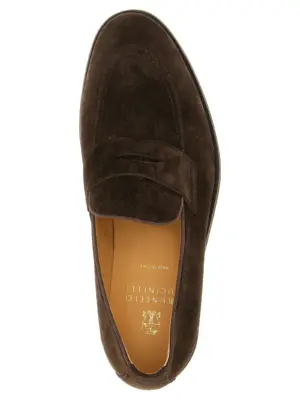 'Penny Loafer' loafers 100% calfskin leather (Bos Taurus) BRUNELLO CUCINELLI Brown
