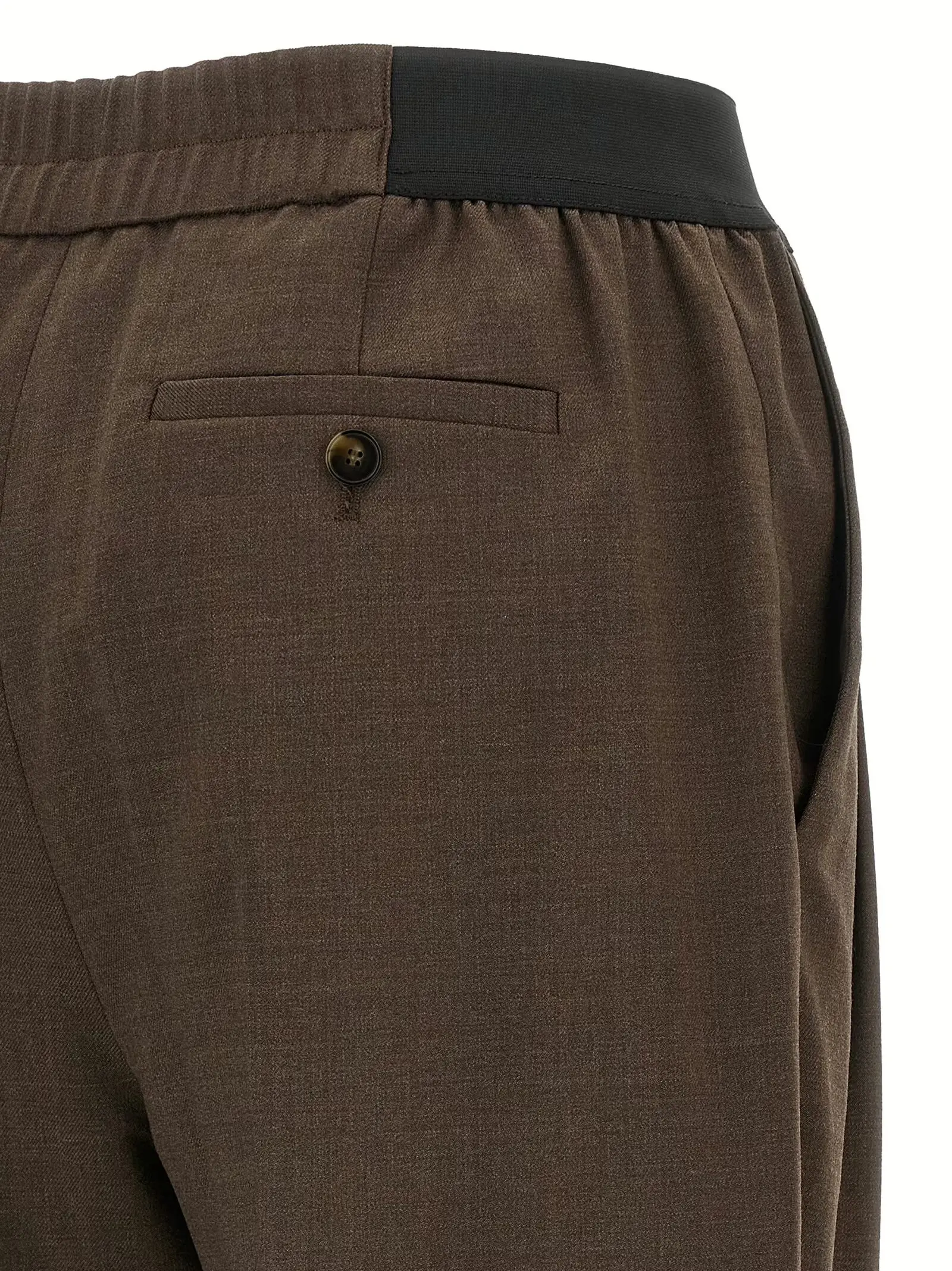 Штани Niro Loulou De Saison Коричневі 4 'Niro' pants 95% virgin wool 5% elastane LOULOU DE SAISON Brown