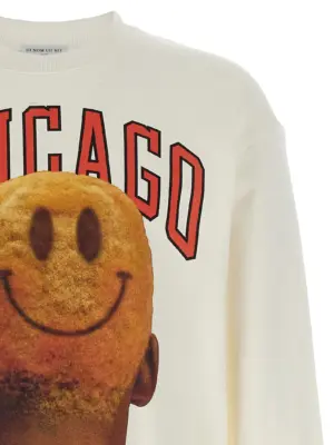 'Chicago - Smile' sweatshirt Man IH NOM UH NIT White