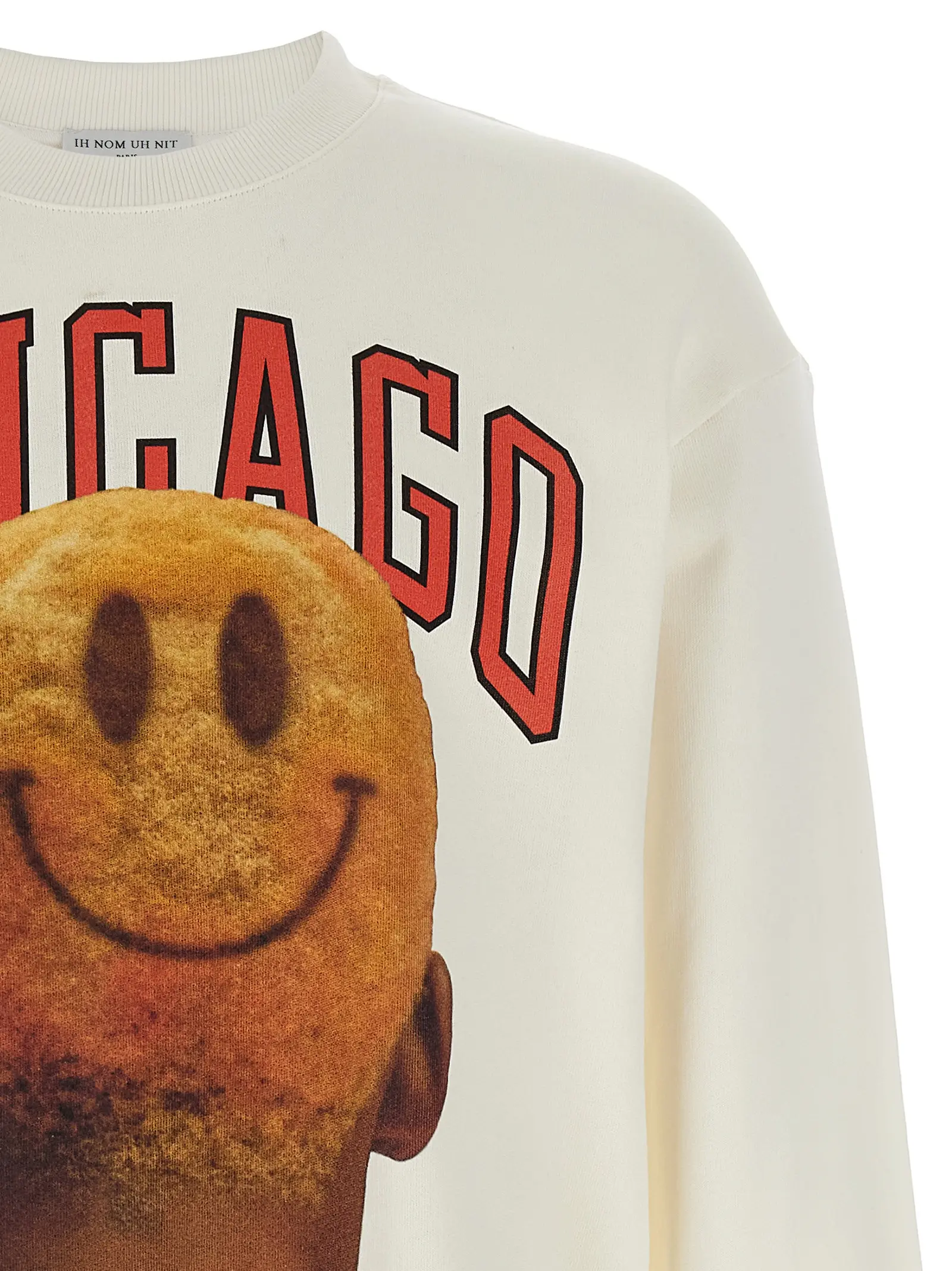 Світшот Ih Nom Uh Nit Chicago - Smile Білий 3 'Chicago - Smile' sweatshirt Man IH NOM UH NIT White