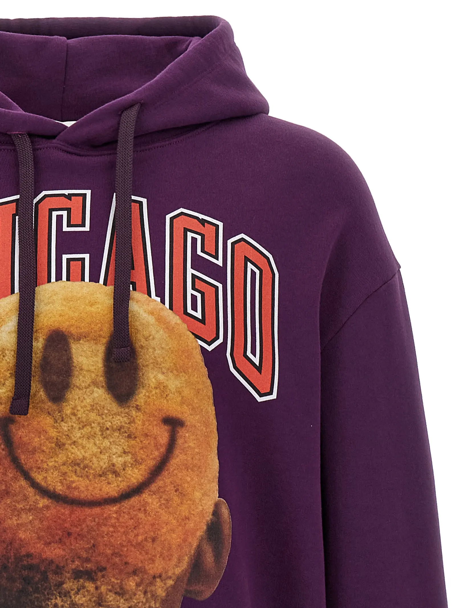 Худі Ih Nom Uh Nit Chicago - Smile Фіолетове 3 'Chicago - Smile' hoodie Man IH NOM UH NIT Purple