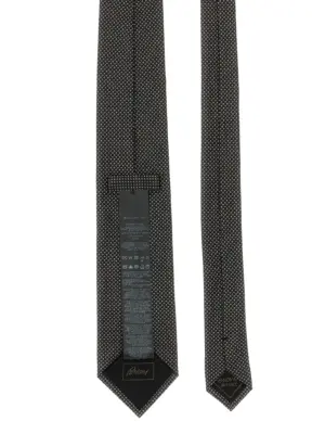 Jacquard tie O61D00OD4171012 BRIONI Black