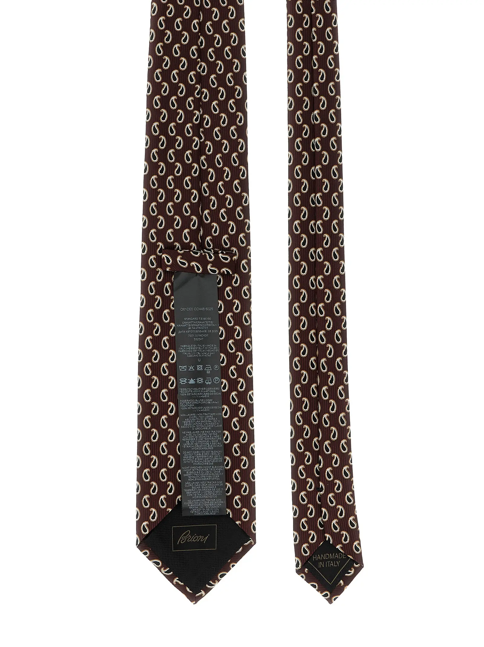Краватка Brioni Jacquard Багатокольорова 2 Jacquard tie O61D00OD4486025 BRIONI Multicolor