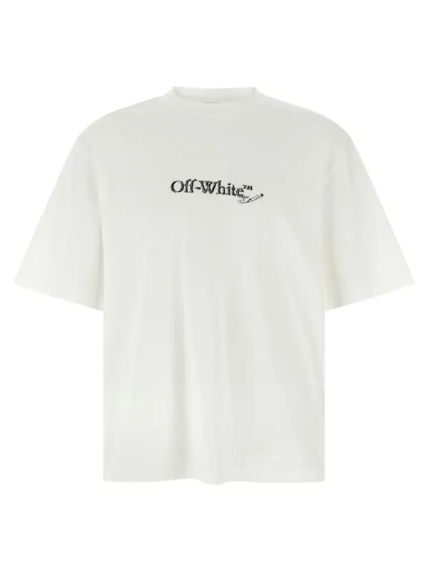 'Scribble Arrow Skate' T-shirt OFF-WHITE White/Black
