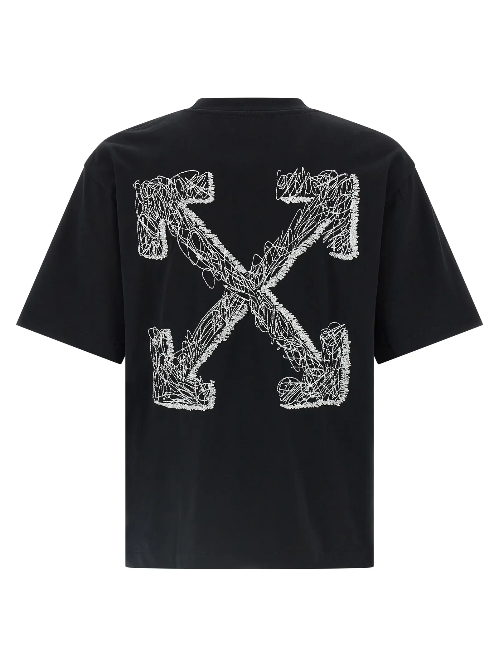 Футболка Off-White Scribble Arrow Skate Чорно-біла 2 'Scribble Arrow Skate' T-shirt OMAA120F25JER00C10011001 OFF-WHITE White/Black
