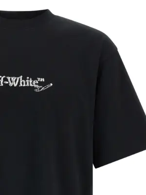 'Scribble Arrow Skate' T-shirt Man OFF-WHITE White/Black