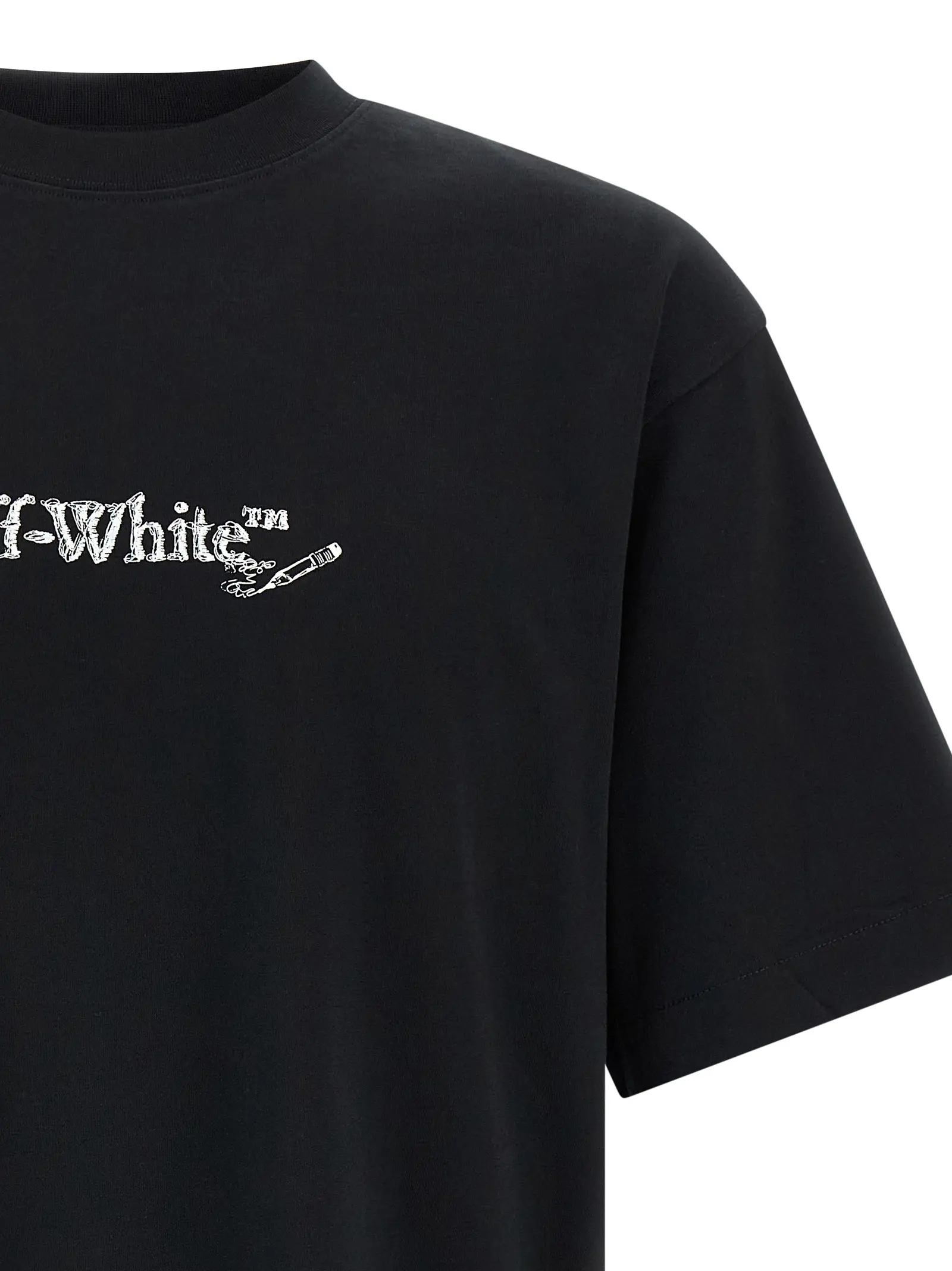 Футболка Off-White Scribble Arrow Skate Чорно-біла 3 'Scribble Arrow Skate' T-shirt Man OFF-WHITE White/Black