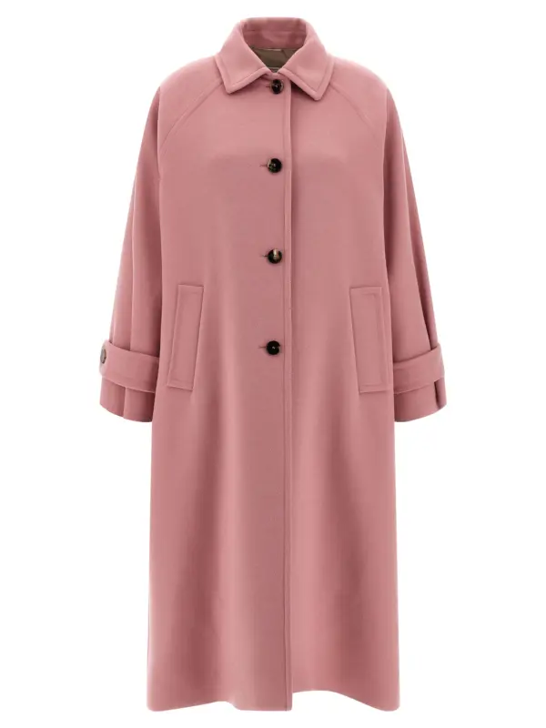 Wool coat ALBERTO BIANI Pink